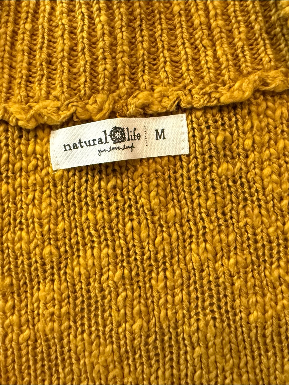 NATURAL LIFE Button-Front Cropped Cardigan Trio - Mustard, Purple, Rust - Picture 6 of 8
